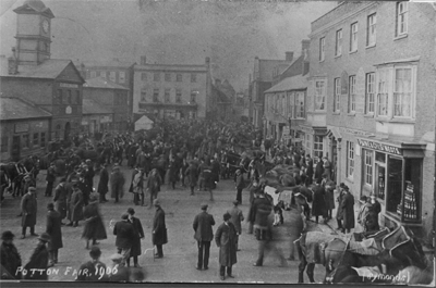 The 1906 Potton Horse Fair attracted National and International buyers.